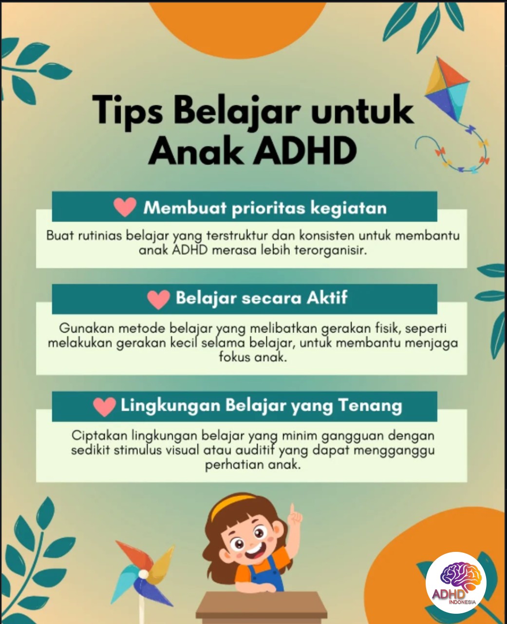 Strategi Belajar yang Cocok untuk Anak ADHD di Kota Padang